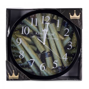 King Palm Wall Clock - Green Clock